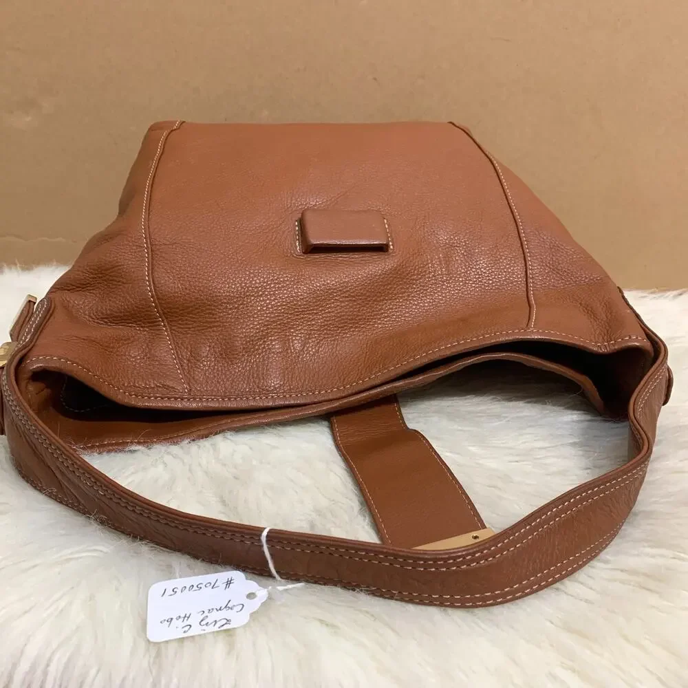 Elegant Brown Leather Hobo Bag - Picture 10 of 17